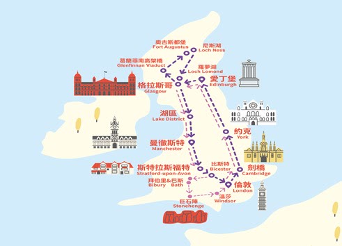 高贵紫线「英苏格兰」七天循环 (B线)